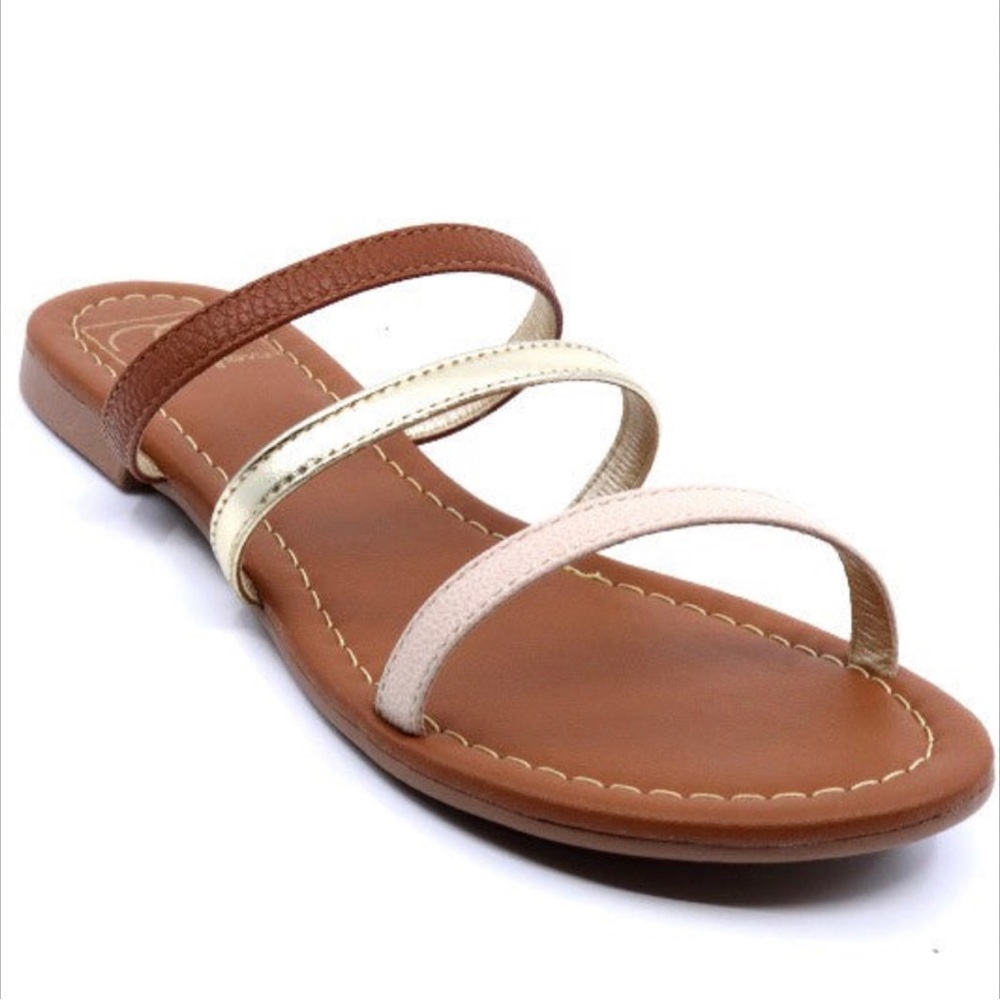 Strappy Sandals in Neutral, Gold, Brown | Multiple Sizes Available | NEW in box
